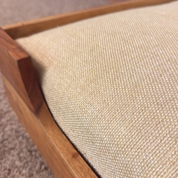 Wooden Pet Bed with Cream Cushion - Picture 13 of 13